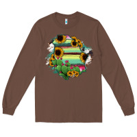Chestnut Chihuahua State Of Mexico Map Long Sleeve Tee - RanaPortraitStore