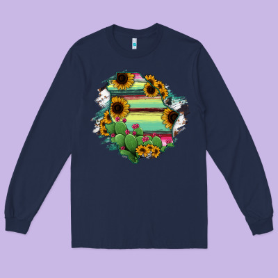 Chihuahua State Of Mexico Map Long Sleeve Tee Designed By Ranaportraitstore