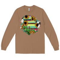 Toasted Coconut Chihuahua State Of Mexico Map Long Sleeve Tee - RanaPortraitStore