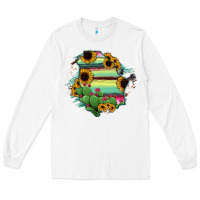 White Chihuahua State Of Mexico Map Long Sleeve Tee - RanaPortraitStore