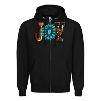 Black joy with gemstone ado Zipper Hoodie - AdoDesignShop