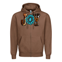 Chestnut joy with gemstone ado Zipper Hoodie - AdoDesignShop
