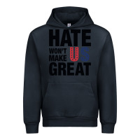 Navy hate won't make us great black Urban Hoodie - artisFamous