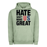 Hate Won't Make Us Great Black Urban Hoodie | Teevron