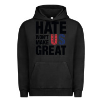Pigment Black hate won't make us great black Urban Hoodie - artisFamous
