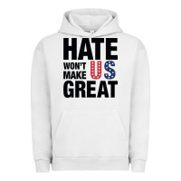 Pigment Lunar Rock hate won't make us great black Urban Hoodie - artisFamous