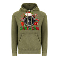 Vintage Olive santa cam Vintage Hoodie - FaDigitalArtStudio