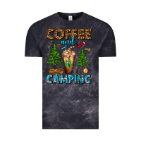 Cloud Black Coffee And Camping Frappe Vintage Tee - FaDigitalArtStudio