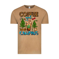Vintage Camel Coffee And Camping Frappe Vintage Tee - FaDigitalArtStudio