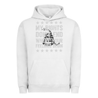 Pigment Lunar Rock My Rights Don't End Where Your Feelings Begin Urban Hoodie - artisFamous