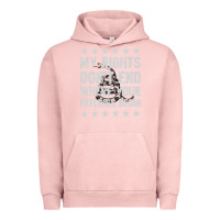 Pigment Salmon My Rights Don't End Where Your Feelings Begin Urban Hoodie - artisFamous