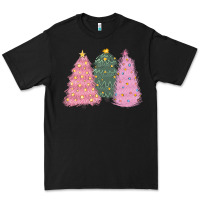 Black christmas trees Premium Tee - CowGirlArtShop