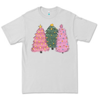 Dove Grey christmas trees Premium Tee - CowGirlArtShop