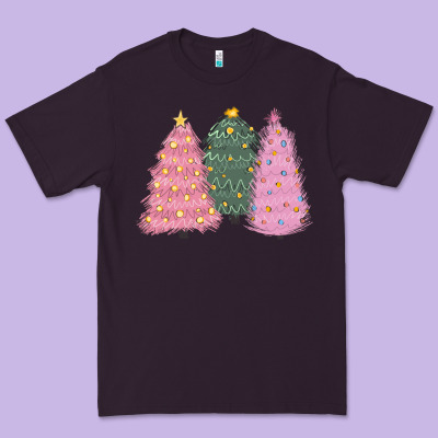 Christmas Trees Premium Tee Designed By Cowgirlartshop