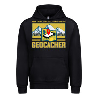 Black Geocaching, geocaching travel bug, geocache, Urban Hoodie - artisFamous