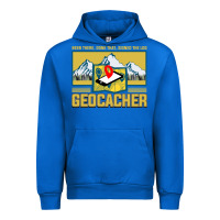 Cobalt Geocaching, geocaching travel bug, geocache, Urban Hoodie - artisFamous