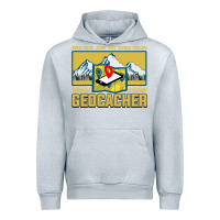 Heather Grey Geocaching, geocaching travel bug, geocache, Urban Hoodie - artisFamous