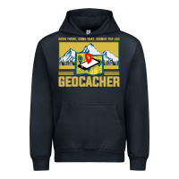 Navy Geocaching, geocaching travel bug, geocache, Urban Hoodie - artisFamous
