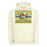 Pigment Pistachio Geocaching, geocaching travel bug, geocache, Urban Hoodie - artisFamous