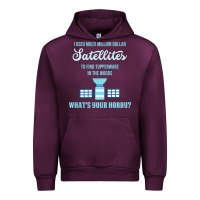 Mauve Wine Geocaching, funny geocacher, travel, Urban Hoodie - artisFamous