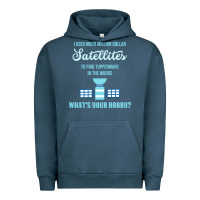 Pigment Midnight Navy Geocaching, funny geocacher, travel, Urban Hoodie - artisFamous