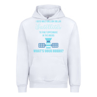 White Geocaching, funny geocacher, travel, Urban Hoodie - artisFamous
