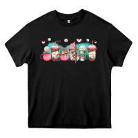 Black volleyball coffee cups Heavy Core Tee - Jasminsmagicworld