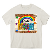 Cream pride mom Heavy Core Tee - TumblerDesignByShophia
