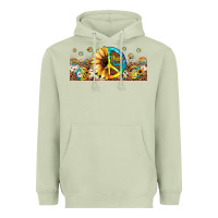 Matcha hippie soul leopard sunflower Heavyweight Hoodie - JahusDesignShop