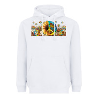 White hippie soul leopard sunflower Heavyweight Hoodie - JahusDesignShop