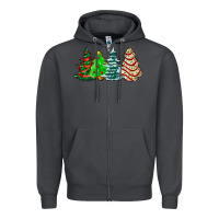 Smoke Christmas tree cakes and Christmas trees  ado Zipper Hoodie - AdoDesignShop