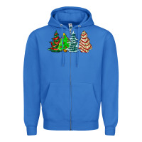 True Royal Christmas tree cakes and Christmas trees  ado Zipper Hoodie - AdoDesignShop