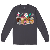 Smoke Nurse Coffee Cups Long Sleeve Tee - FaDigitalArtStudio