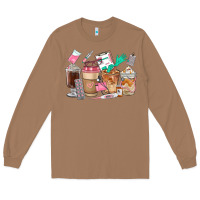 Toasted Coconut Nurse Coffee Cups Long Sleeve Tee - FaDigitalArtStudio