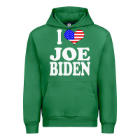 Emerald i love joe biden Urban Hoodie - artisFamous