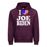 Mauve Wine i love joe biden Urban Hoodie - artisFamous