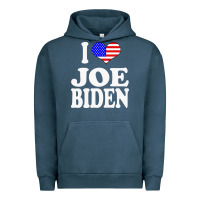 Pigment Midnight Navy i love joe biden Urban Hoodie - artisFamous