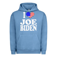 Pigment Pebble Blue i love joe biden Urban Hoodie - artisFamous