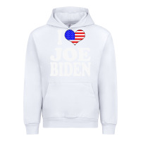 White i love joe biden Urban Hoodie - artisFamous