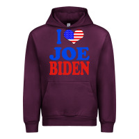 Mauve Wine i love joe biden Urban Hoodie - artisFamous