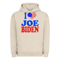 Pigment French Oak i love joe biden Urban Hoodie - artisFamous