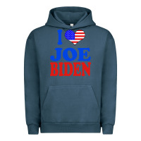 Pigment Midnight Navy i love joe biden Urban Hoodie - artisFamous