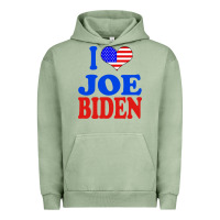 Pigment Oil Green i love joe biden Urban Hoodie - artisFamous