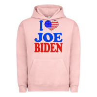 Pigment Salmon i love joe biden Urban Hoodie - artisFamous