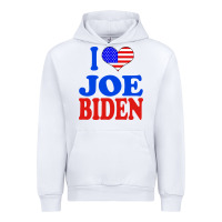 White i love joe biden Urban Hoodie - artisFamous