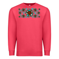 Cardinal cowhide leopard sunflower gemstone Premium Sweatshirt - JahusDesignShop