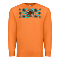 Carrot cowhide leopard sunflower gemstone Premium Sweatshirt - JahusDesignShop