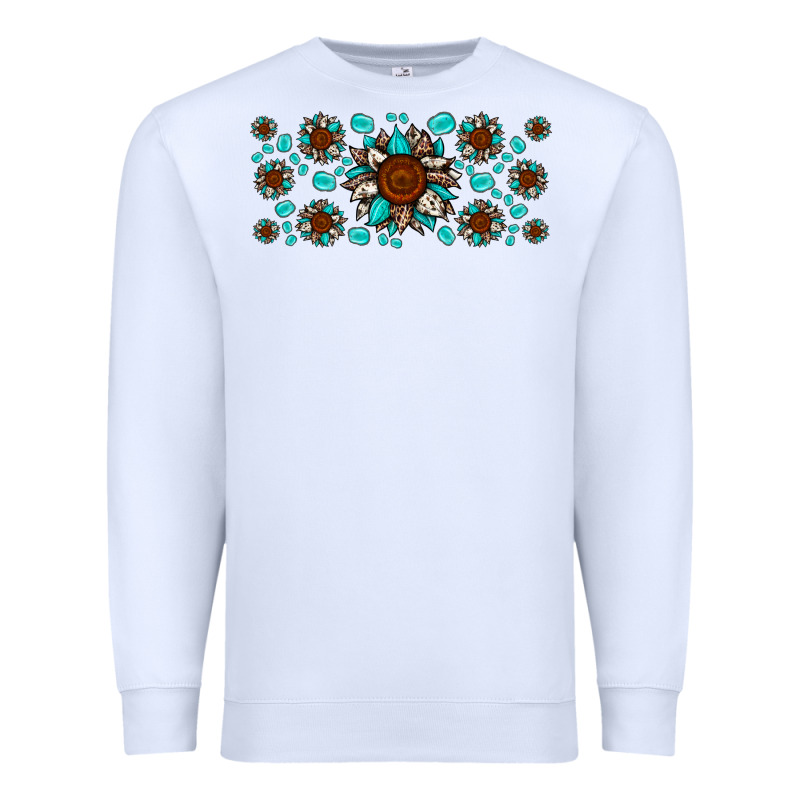 Cowhide Leopard Sunflower Gemstone Premium Sweatshirt by JahusDesignShop | Teevron