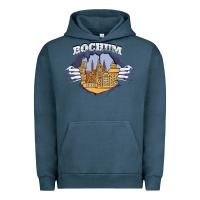 Pigment Midnight Navy Bochum city Urban Hoodie - artisFamous