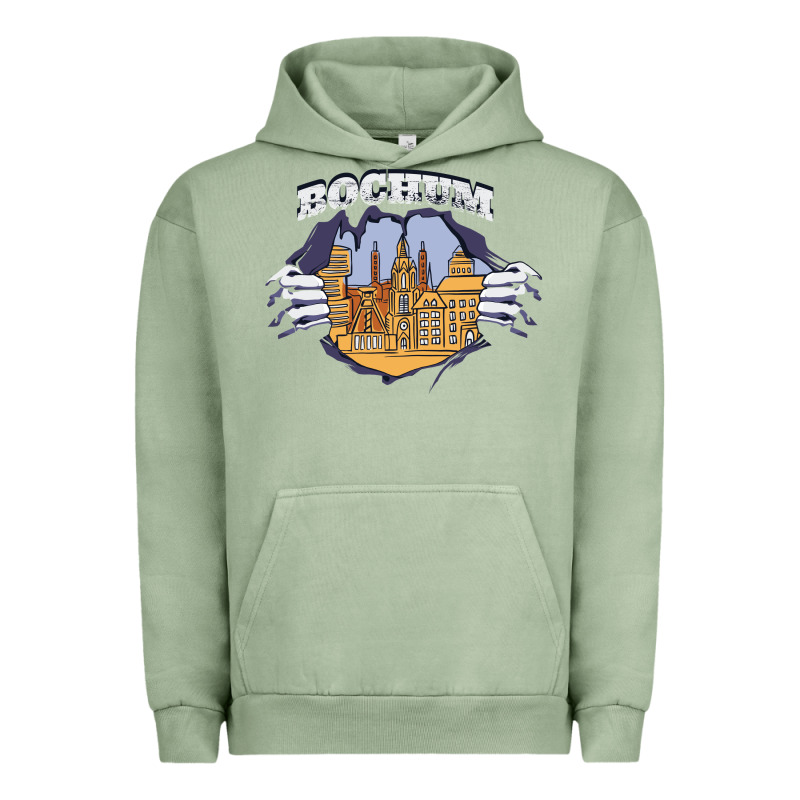 Bochum City Urban Hoodie by artisFamous | Teevron